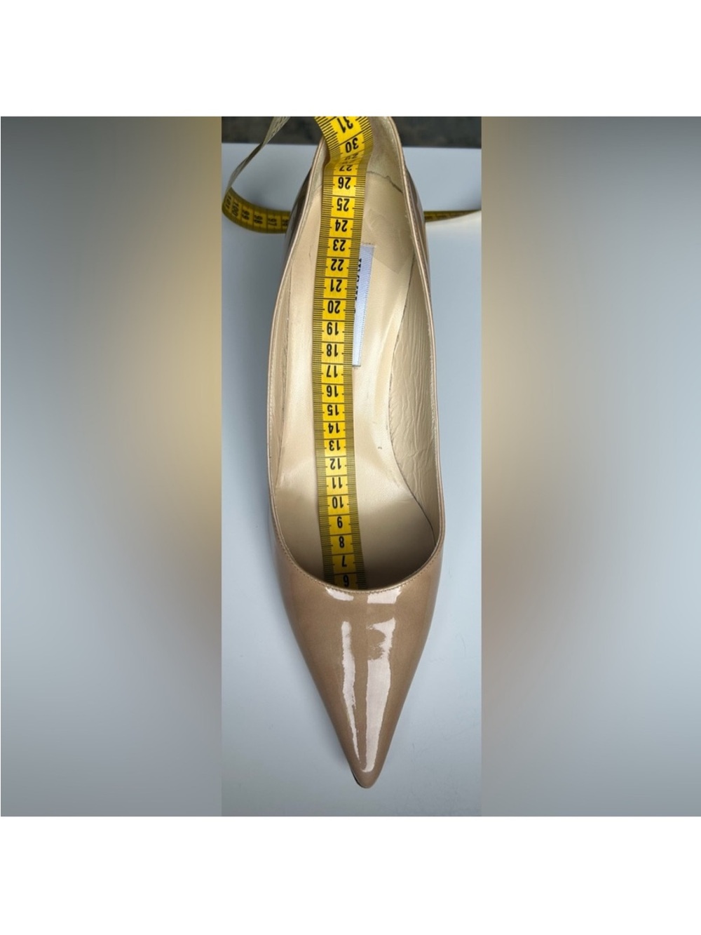Jimmy Choo Patent Leather Nude Pumps Size 40 (US 9-9.5), 3” heels - Picture 8 of 10